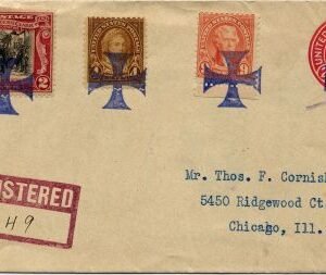 US Ohio, Dawn 636, 638, 651, U429 Fancy Cancel Cover, Maltese Cross