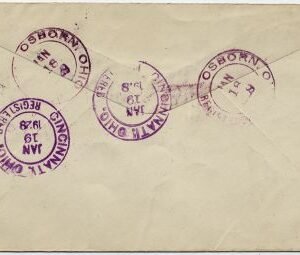 US Ohio, Osborn 563, 638 Fancy Cancel Cover, Nautical Star