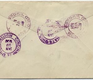 US Ohio, Osborn 642, 650 Fancy Cancel Cover, Nautical Star