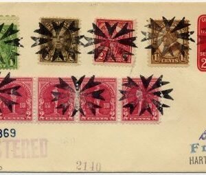 US Ohio, Troy 632, 633, 643, 653, 688, U522 Fancy Cancel Cover
