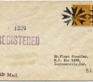 US Ohio, Troy 642 Fancy Cancel Cover, Starburst