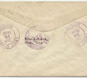US Ohio, Troy 642 Fancy Cancel Cover, Starburst