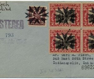 US Ohio, Troy 564, 651 Fancy Cancel Cover, Starburst