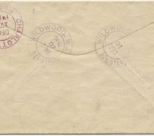 US New Jersey, Wildwood 689 Fancy Cancel Cover