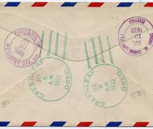 US Oregon, Greenleaf 694, 716, C17 Fancy Cancel Cover, Leaf