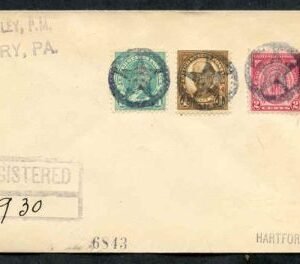 US Pennsylvania, Corry 563, 682, 685 Fancy Cancel Cover, Star