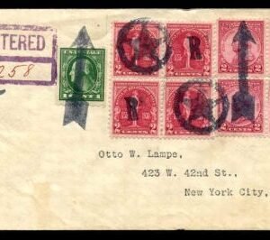 US Pennsylvania, Corry 688, 689 Fancy Cancel Cover, Star, Arrow