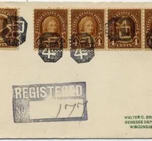 US South Carolina, Pacolet Mills 633, 636 Fancy Cancel Cover, "PM"