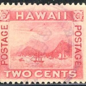 US Possessions - Hawaii 81 var Fine Used Flying Goose Flaw 48LR2 - APS Cert cv $350