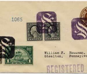 US Pennsylvania, Sharon 507, 551, 614, U481 Fancy Cancel Cover