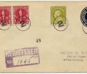 US Pennsylvania, Sharpsville 508, 688, U443 Fancy Cancel Cover