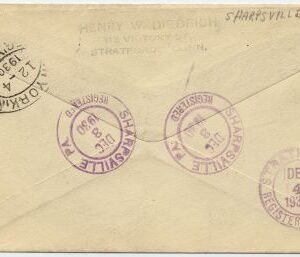 US Pennsylvania, Sharpsville 508, 688, U443 Fancy Cancel Cover