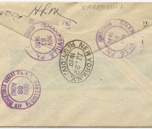 US Pennsylvania, Sharpsville 682, 689 Fancy Cancel Cover