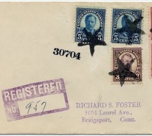 US Pennsylvania, Sharpsville 635, 637, 689 Fancy Cancel Cover, Star