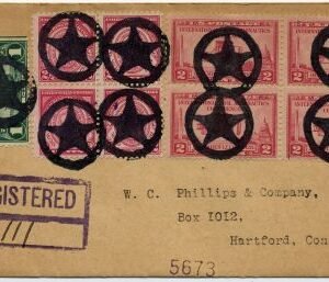 US Pennsylvania, Corry 614, 649, 682 Fancy Cancel Cover, Star