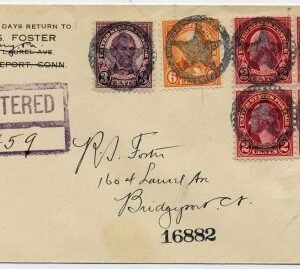 US Pennsylvania, Corry Fancy Cancel Cover, Star in Circle