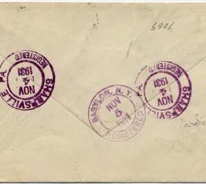 US Pennsylvania, Sharpsville 632, 642, 703 Fancy Cancel Cover