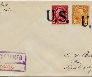 US Wisconsin, Portage 634, 638, 641 Fancy Cancel Cover