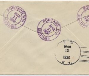 US Wisconsin, Portage 634, 638, 641 Fancy Cancel Cover