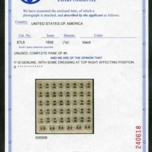 US 87L6 Local VF NH NGAI -few wrinkles, PFC