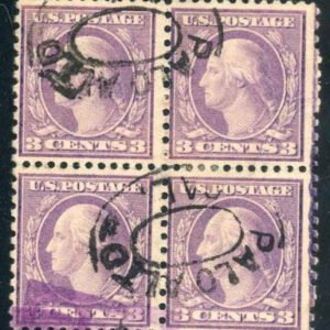 US 541 Washington / Franklin F+ Used block of 4 Scarce cv $260
