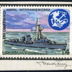 Uruguay 1521 Original Artwork in full color, Naval Conference