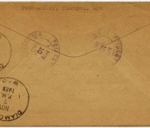 US Wyoming, Diamond 653, 655 Fancy Cancel Cover