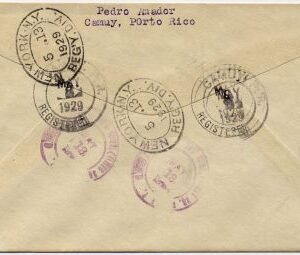 US Puerto Rico, Camuy 649, 651 Fancy Cancel Cover