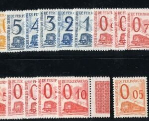 France Q255 - Q271 mi 31 - 47 Mint NH Complete Set cv 300.00