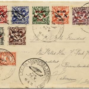 Suriname 1931 Do-X Flight Cover to Holland, C8-14