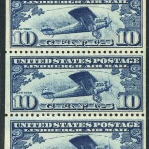 US C10 Airmail VF Mint NH Position "B" Arrow at right unique in each pane