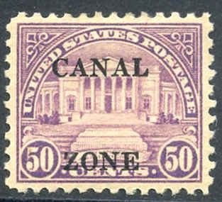 INV-12793itExt_e6fe696e-a17f-4e0b-9cee-91059b752a21 US Possessions - Canal Zone 94 Possessions XF - Superb LH cv 230.00++