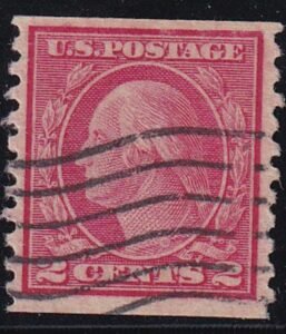 US 491 Washington / Franklin VF - XF With PFC accompanied by piece from hartford 8/8/91 Missing in most collections