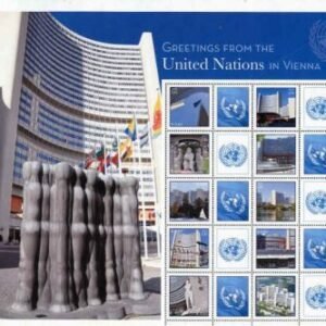 UN Personalized Sheets 2015 Vienna 557 E8.00 Greetings