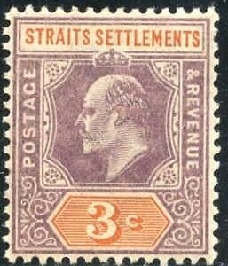 Straits Settlements 94 var LH VF - XF cv $1,140