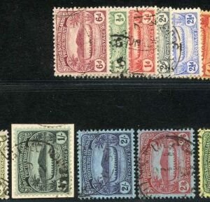 Solomon Islands SG 8-17 Used F - VF Complete Set