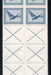 Germany C28d, C30b Mi H-BI 48B-49B VF Barely H panes
