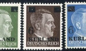 Germany Kurland Mi1vx-3vx VF NH 3 signed (130.00)