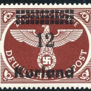 Germany Kurland Mi 12Ax VF+ NH signed (100.00)