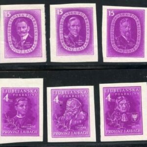 Laibach IB - VIB VF - XF LH - NH Purple Set (300.00~$335.00)