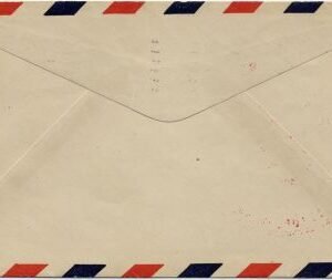 US 1932 710 on Air Port Dedication Signed by Pilot, Jack Bishop