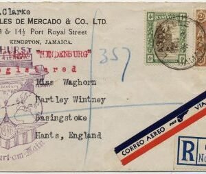 Jamaica 1936 North American Flight Cover