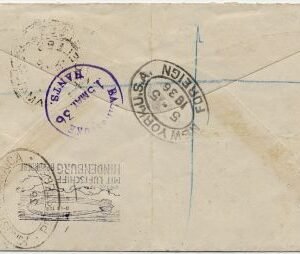 Jamaica 1936 North American Flight Cover