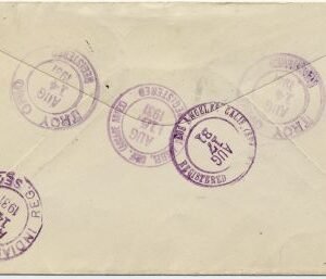 US Ohio, Troy 685 Fancy Cancel Cover, Star burst