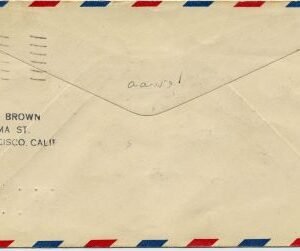 US 1937 UC28 1937 (Jul 6) UC28 Oregon Air Tour cover signed by Pilot