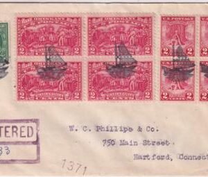 US Kentucky, Boat 390, 644, 645  Fancy Cancel Cover, Boat