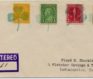 US New Jersey, Clover Hill 632, 636, 642, 688 Fancy Cancel Cover