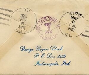 US Illinois, Wing 642, 632, 646, 634, 651 Fancy Cancel Cover