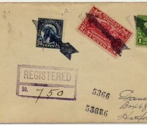 US Pennsylvania, Corry 565, 632, 644 Fancy Cancel Cover, Arrow