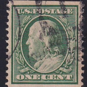 US 352 Washington / Franklins Used XF Dated 1911 cancel removed from accompanying card PFC cv 90 575.00 cv 95 1100.00